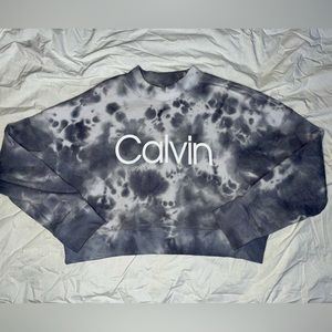 calvin klein cropped crewneck